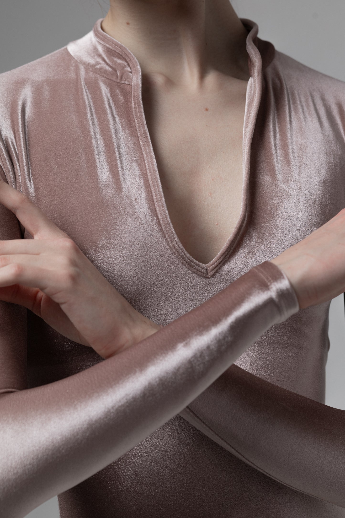 Dancelab Dancer in a velvet soft leotard