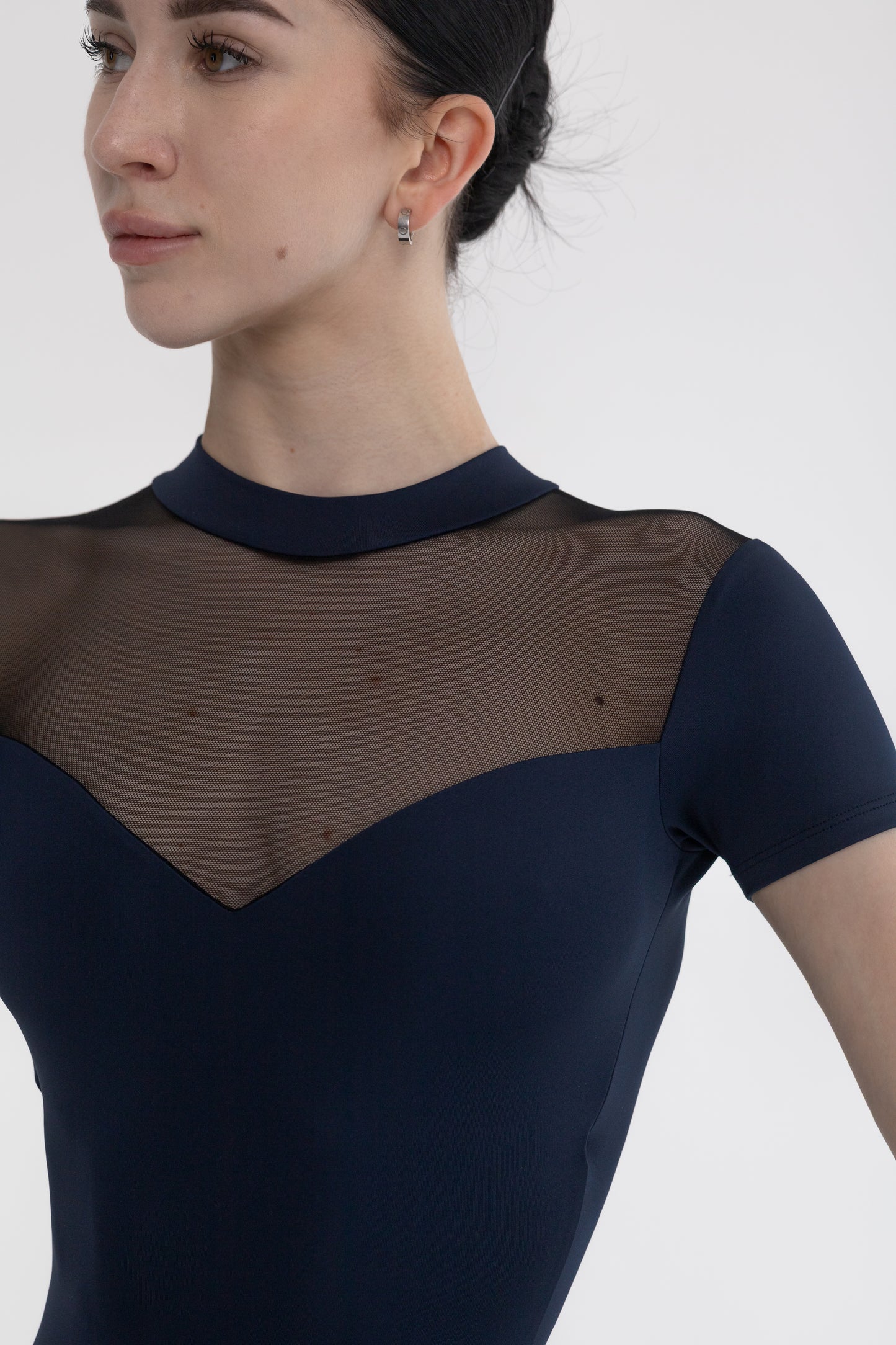 Dancelab Basic Babeautiful classic leotard with mesh