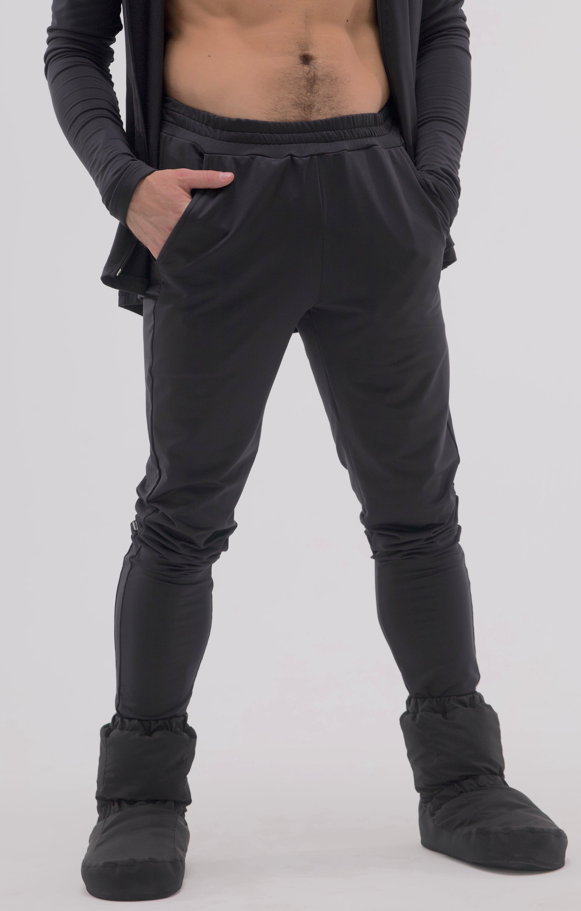 Dancer wearing pants from olympic suit by Dancelab