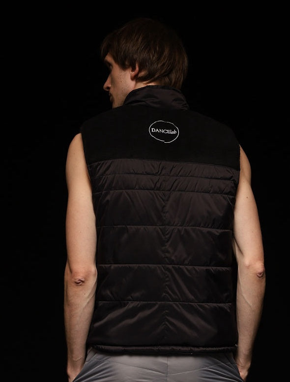 Dancelab warm-up Jacket 2 sides on dancer