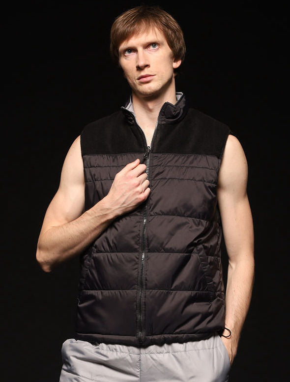 Dancer wearing warm-up Jacket 2 sides by Dacelab