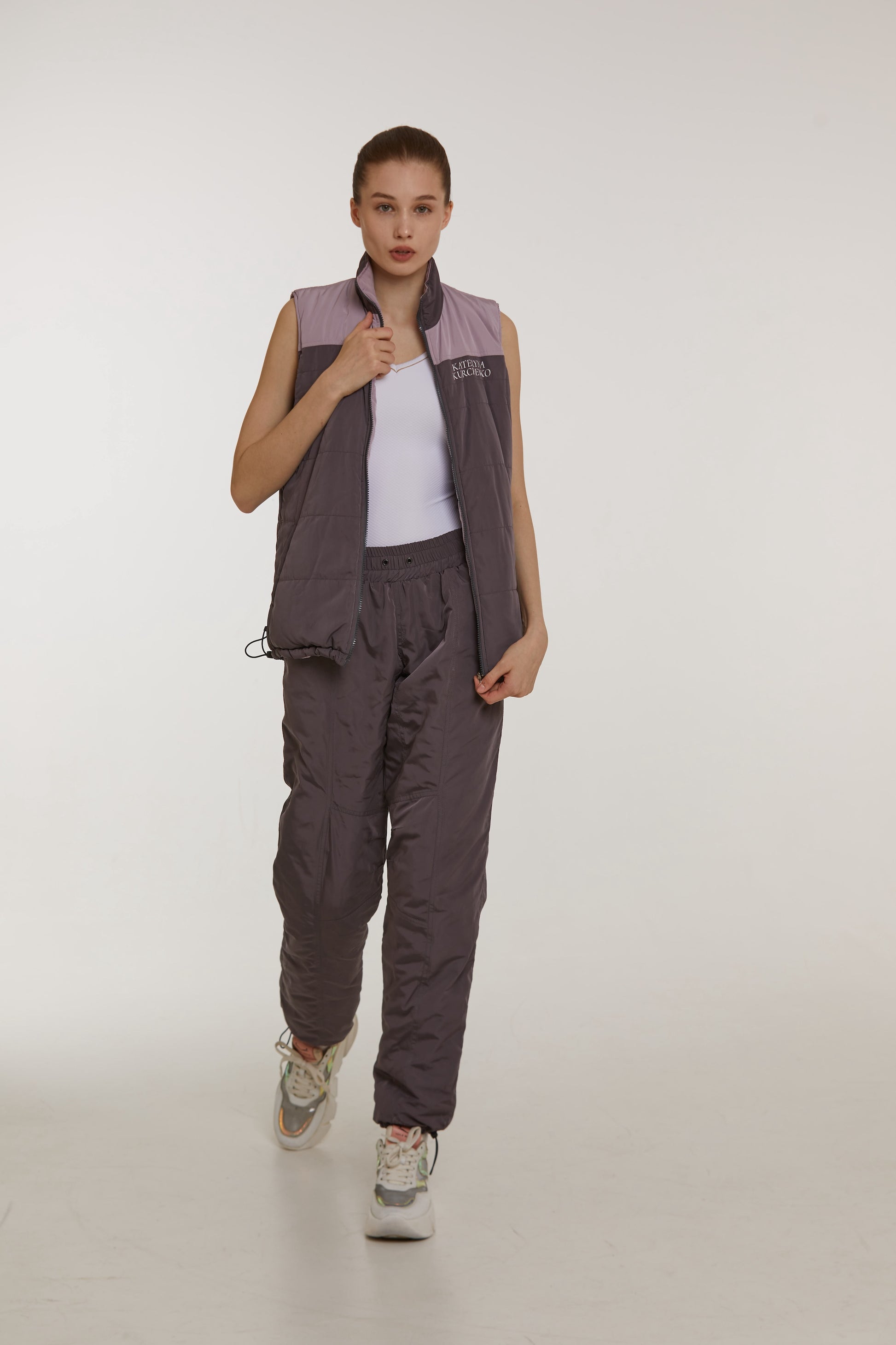 Dancer wearing Dancelab 2 sides suit 