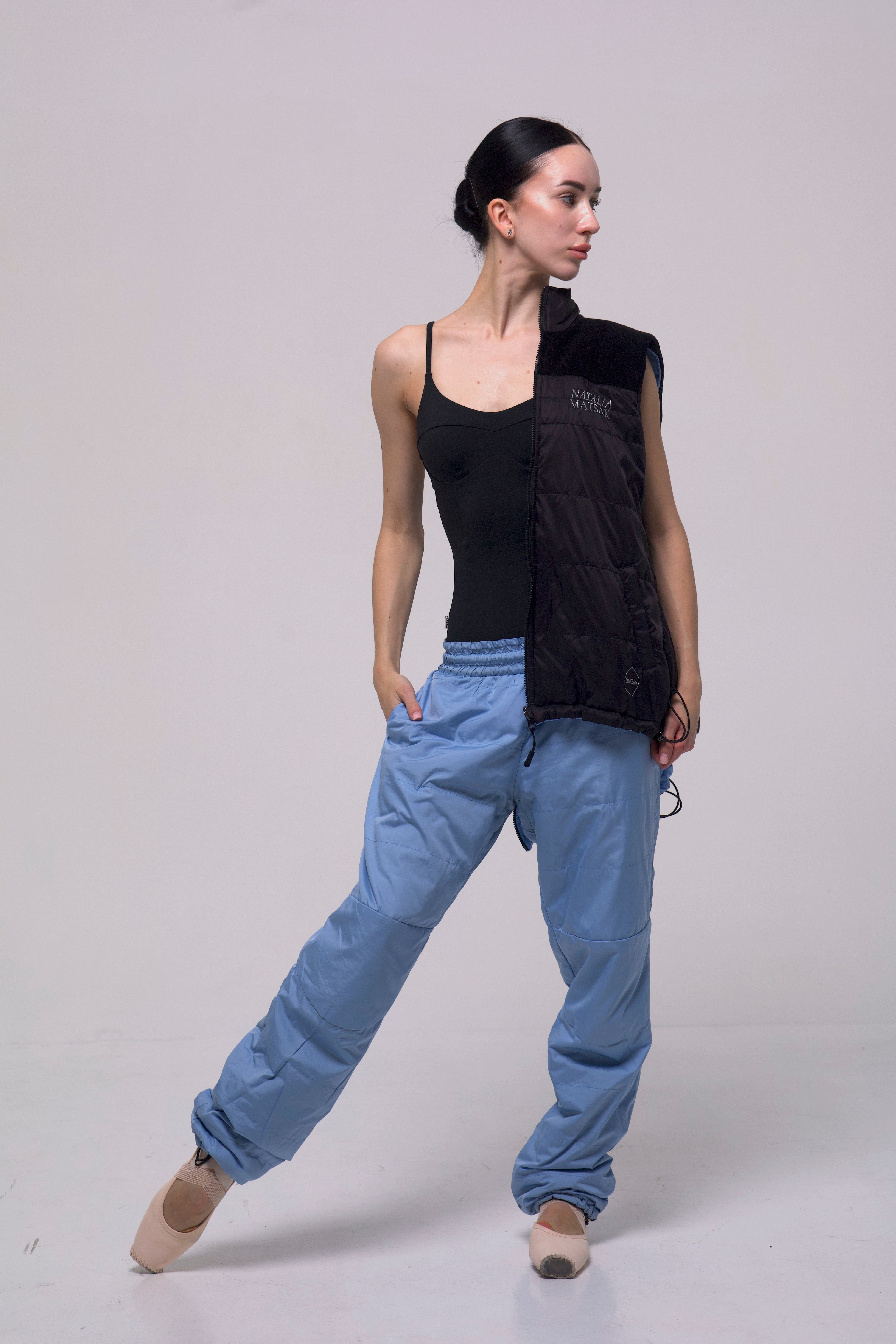 Dancelab ウォームアップパンツ 両面保温 女性用