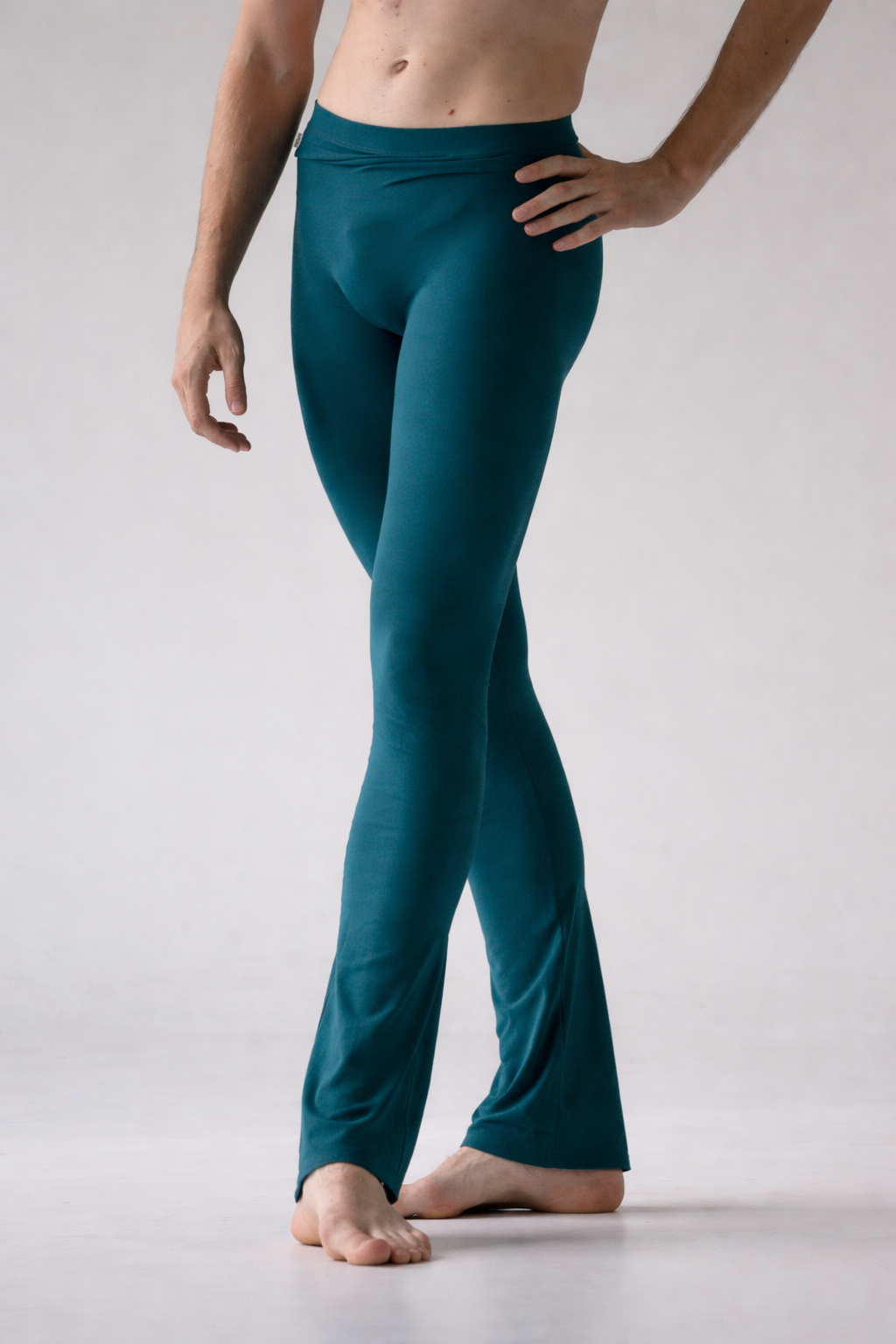Man ballet pants teal color 