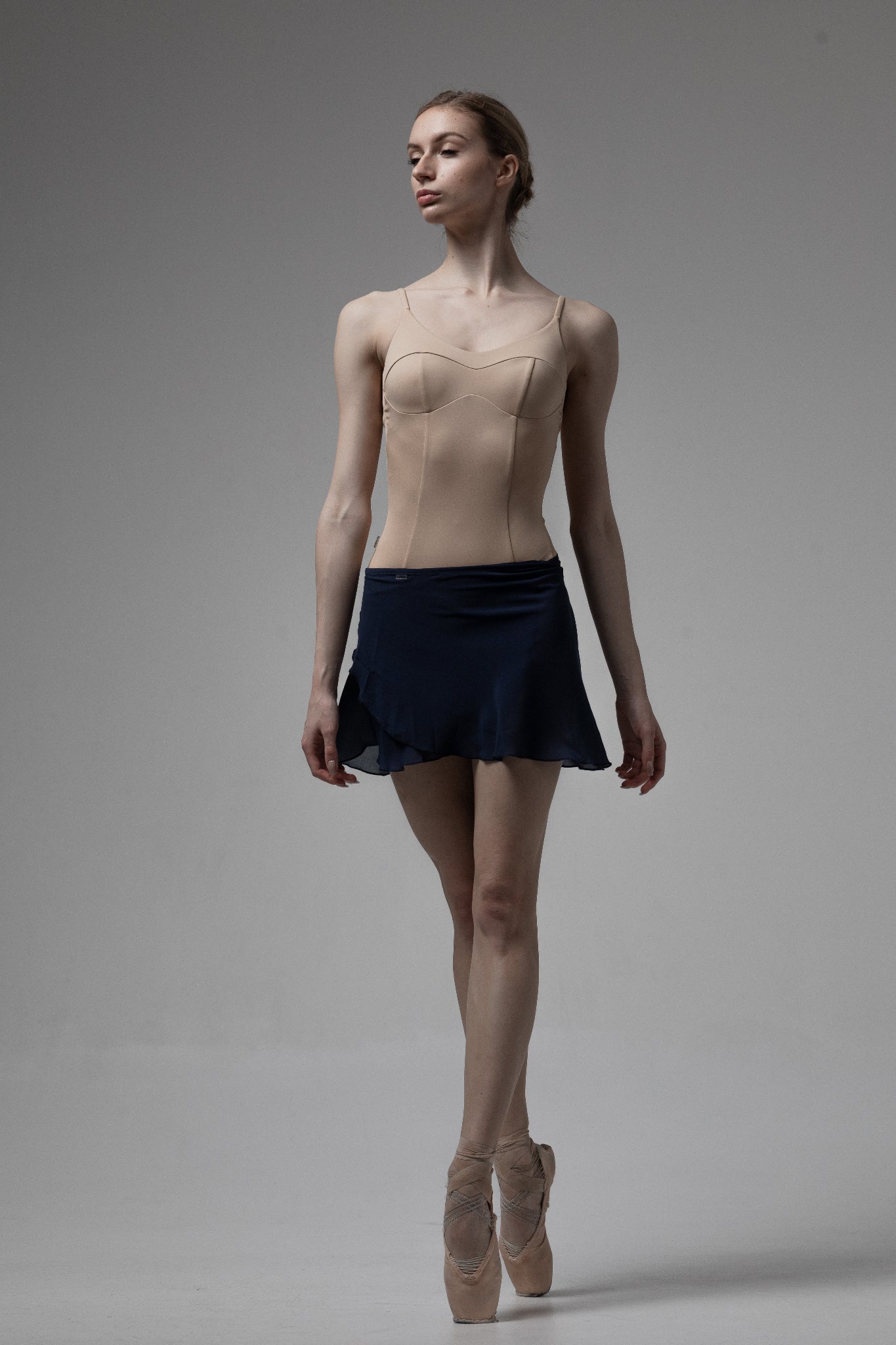 Ballet dancer in a black skirt 1 length